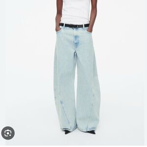COS twist barrel jeans